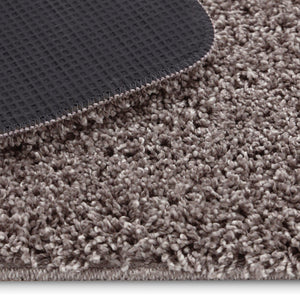 My Rug Mocha Fleck- a washable rug with white and light brown flecks.