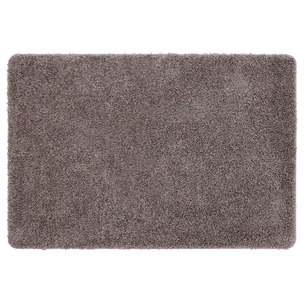 My Rug Mocha Fleck- a washable rug with white and light brown flecks.