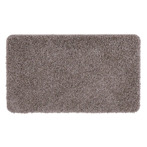 My Rug Mocha Fleck- a washable rug with white and light brown flecks.