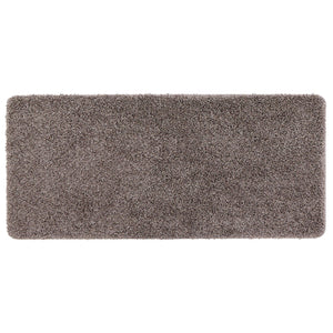 My Rug Mocha Fleck- a washable rug with white and light brown flecks.