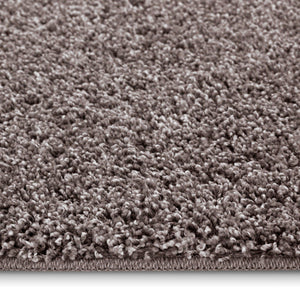 My Rug Mocha Fleck- a washable rug with white and light brown flecks.