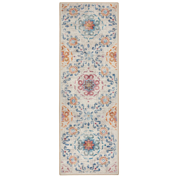 Modern Damask Eco-Washable Runner 6