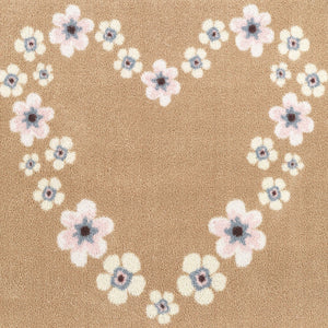 Nature 15 Beige Heart Doormat 3