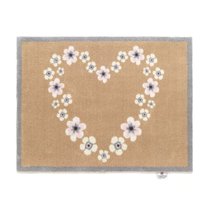 Nature 15 Beige Heart Doormat 1
