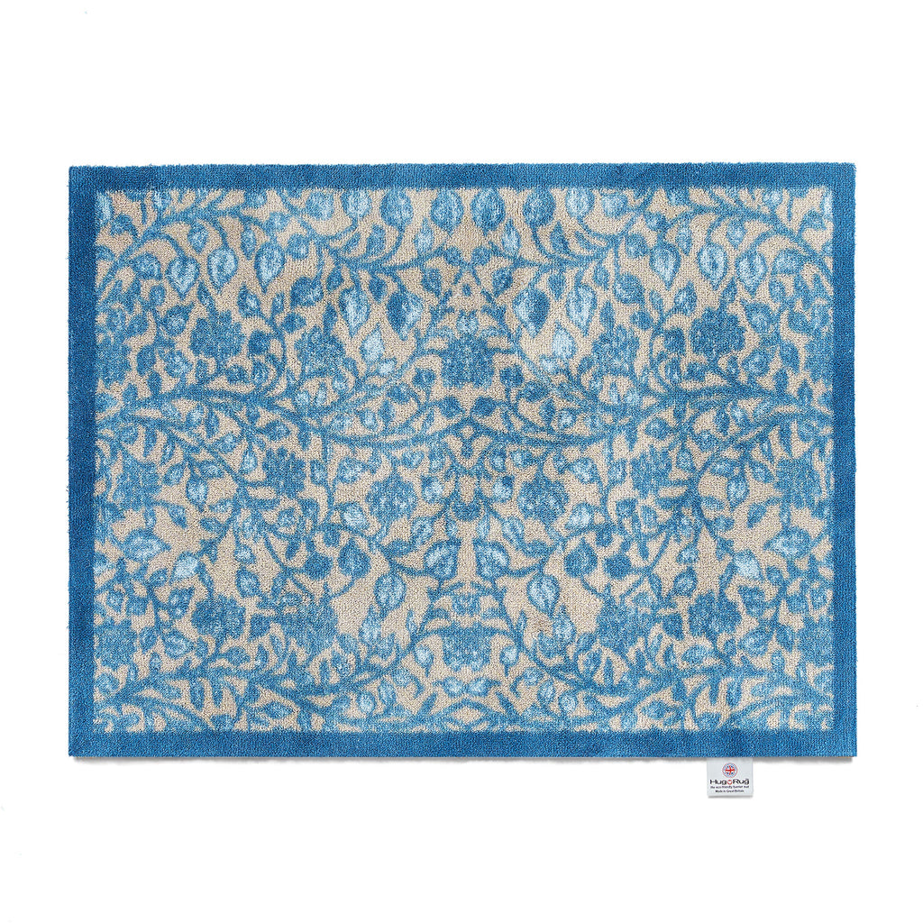 Nature 33 Blue Floral Doormat 1