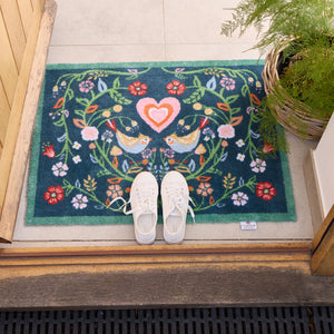 Nature 35 Love Birds Washable Doormat