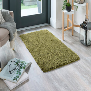 My Rug Washable in Olive Green 2