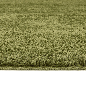 My Rug Washable in Olive Green Pile Height