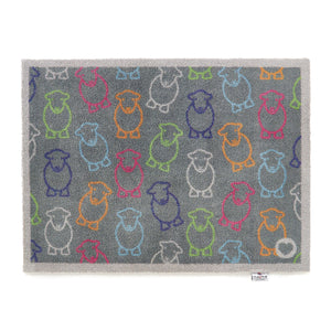Outline Herdy Washable Doormat 1