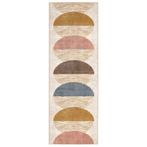 Oval Eclipse Eco-Washable Runner 7