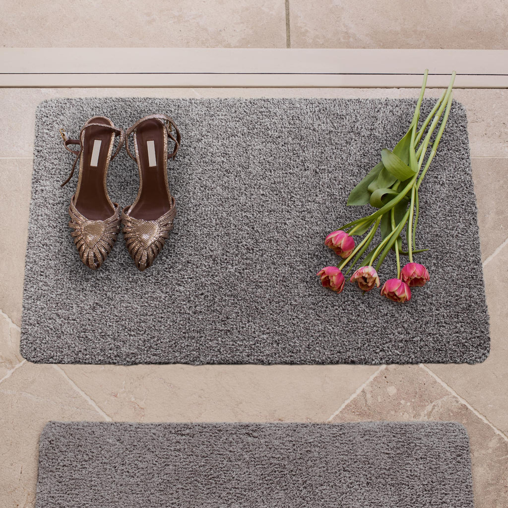 Plain Fleck - Light Grey Doormat