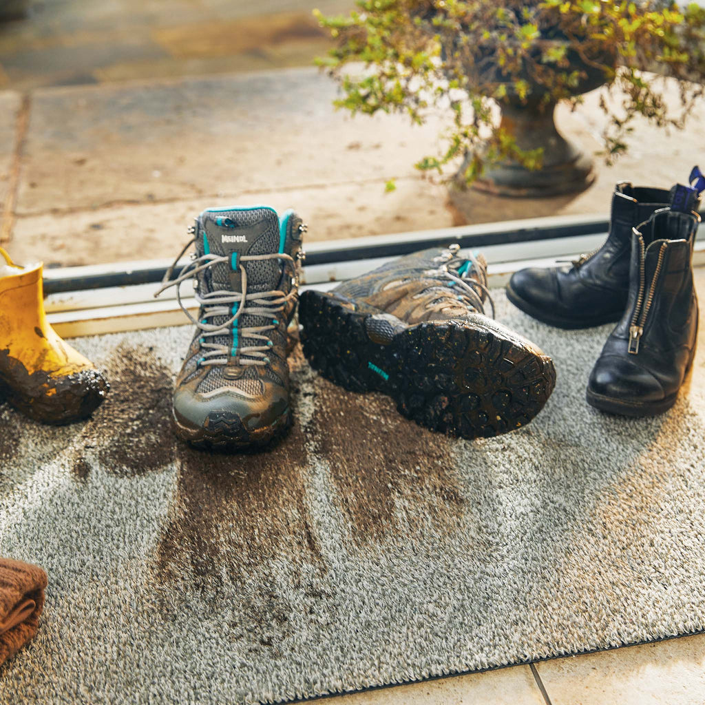 Plain Fleck - Soft Green Doormat
