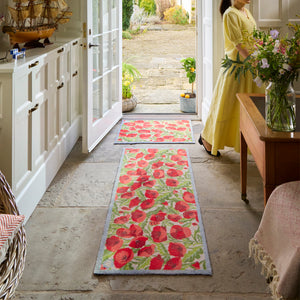Poppies Galore Washable Doormat
