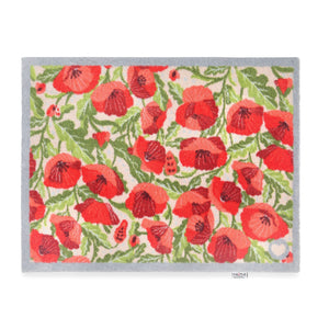 Poppies Galore Washable Doormat 1
