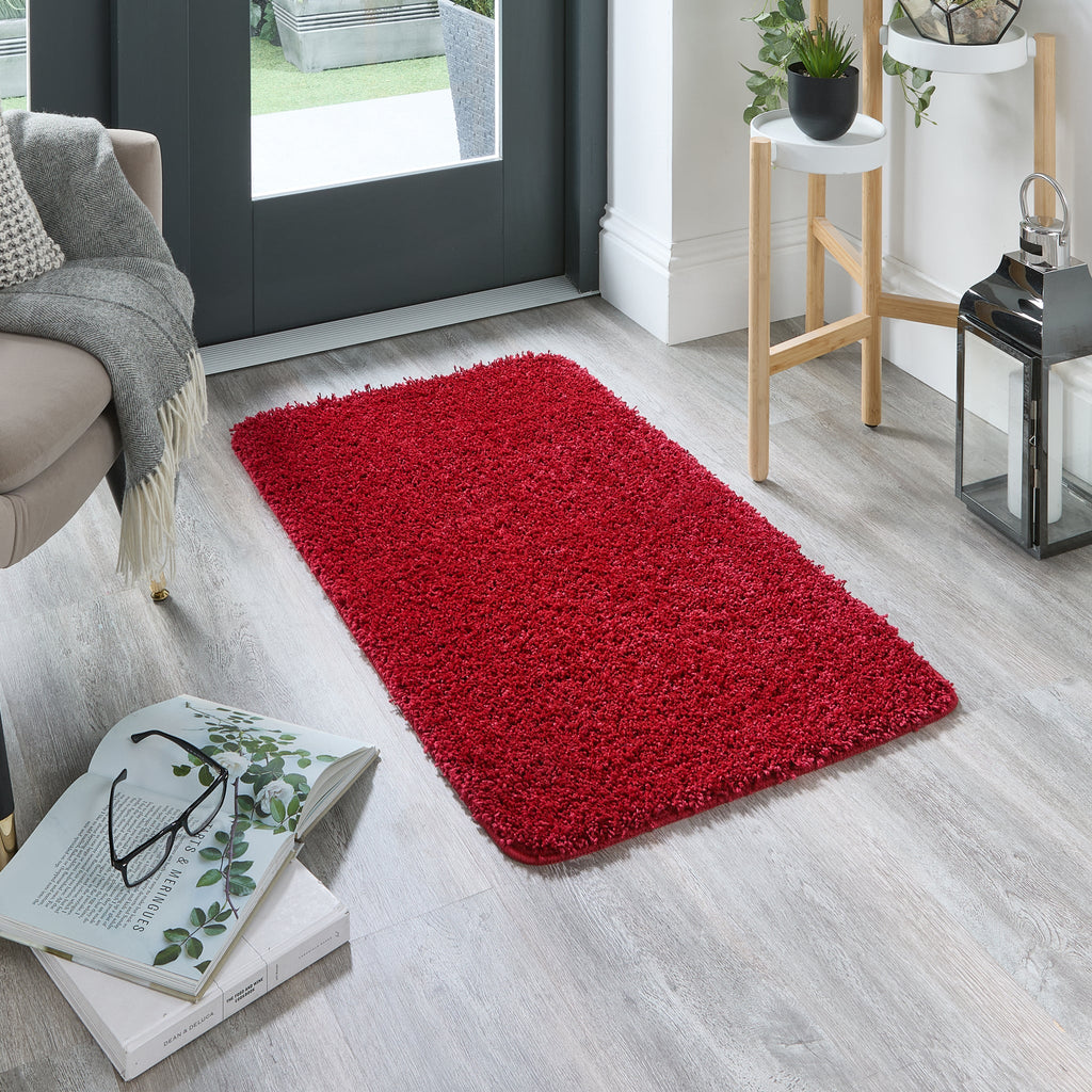My Rug Washable in Red 2