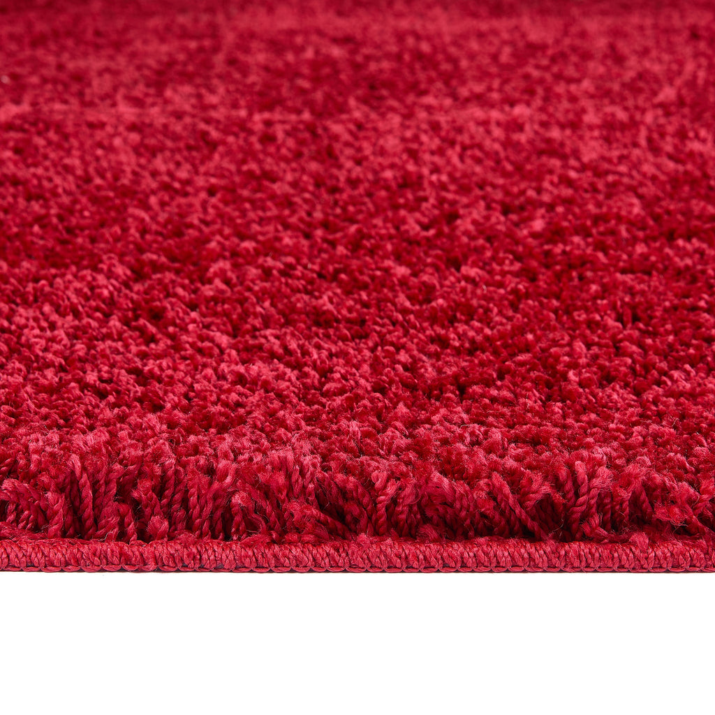 My Rug Washable in Red Pile Height