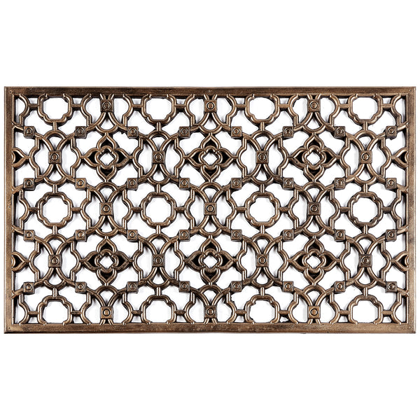 Rubber Scraper Cast Iron Effect Doormat 1