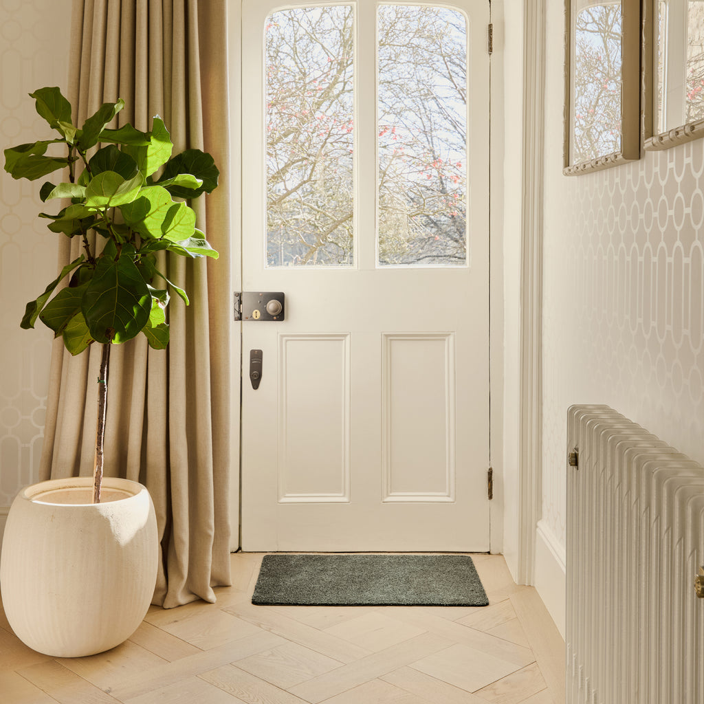 Plain Fleck - Sage Green Doormat