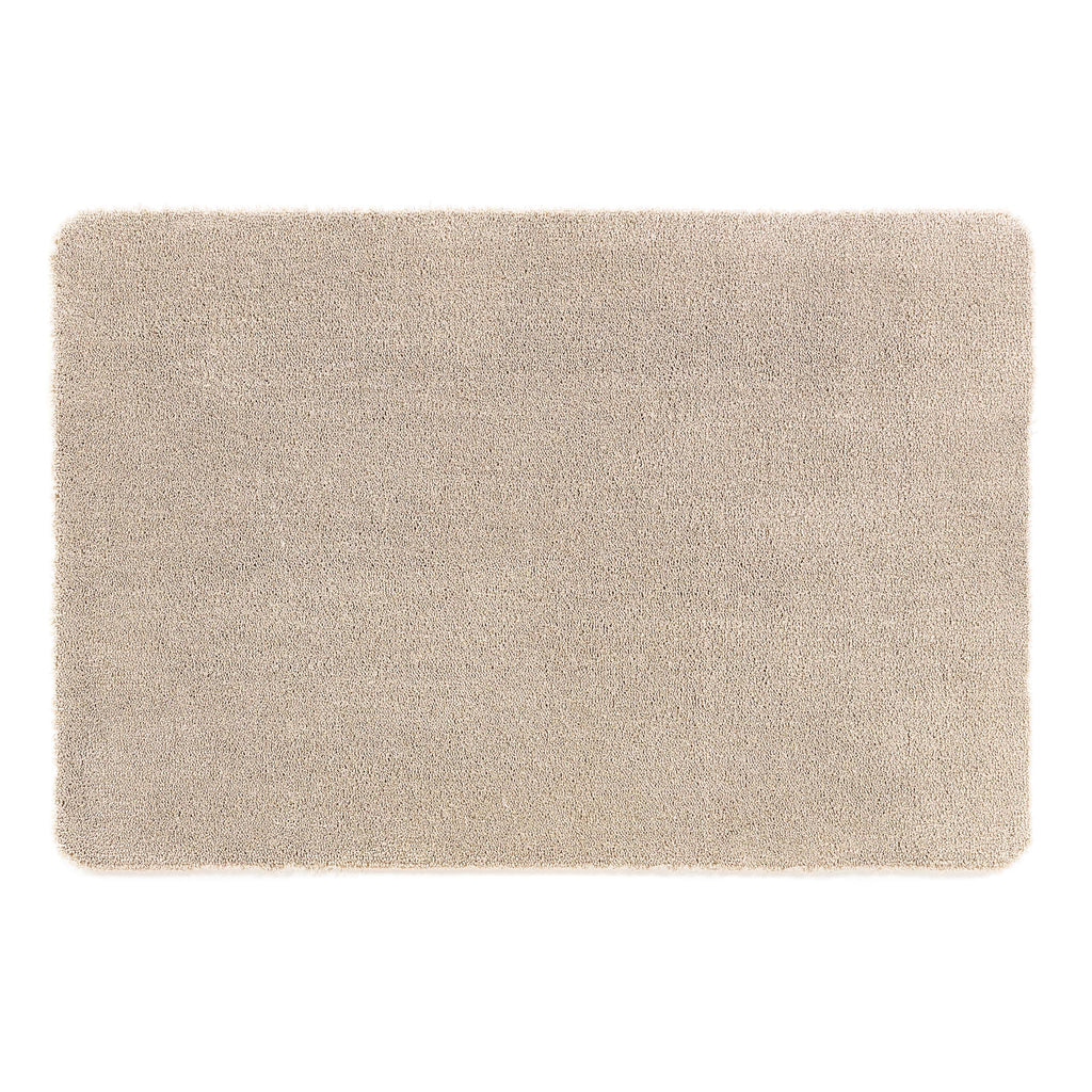 Sense Beige Bath mat- a bathmat made from recycled materials in a solid beige colour.