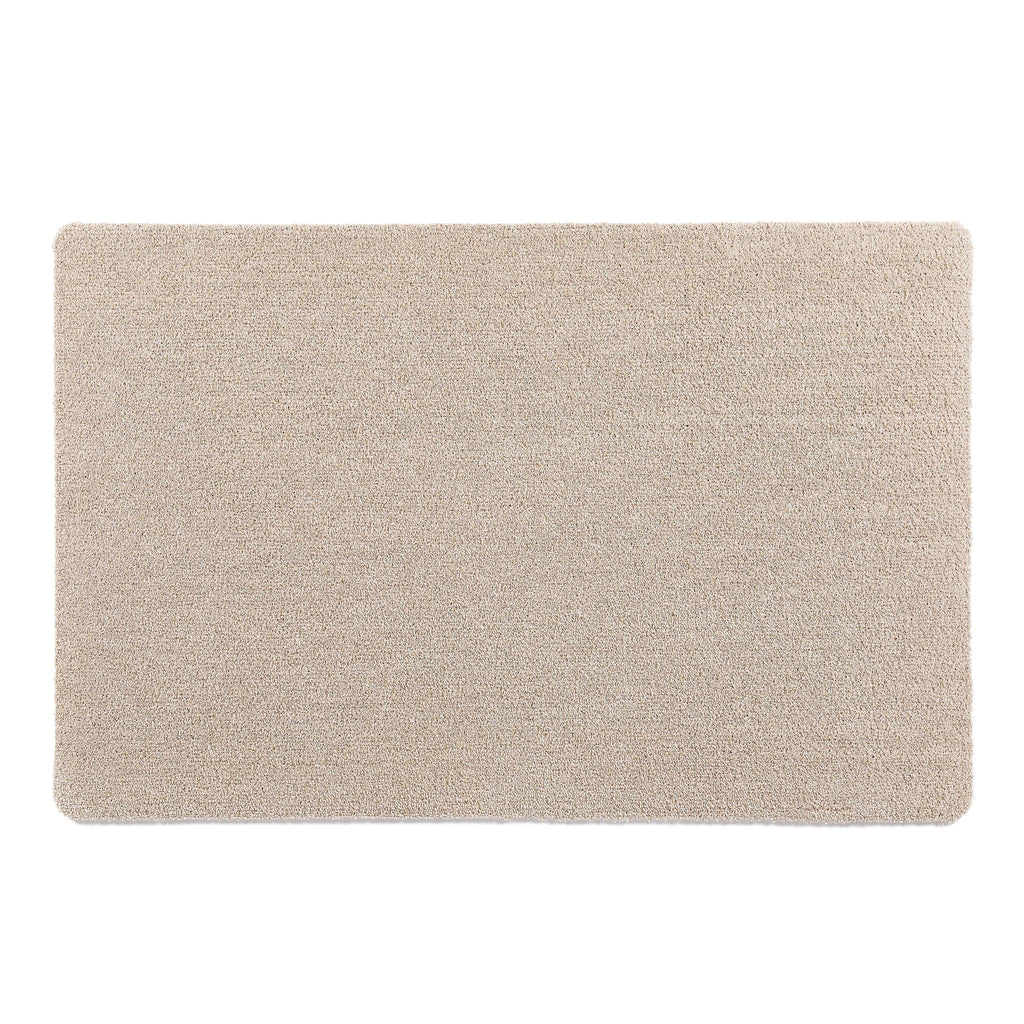 Sense Beige Bath mat- a bathmat made from recycled materials in a solid beige colour.