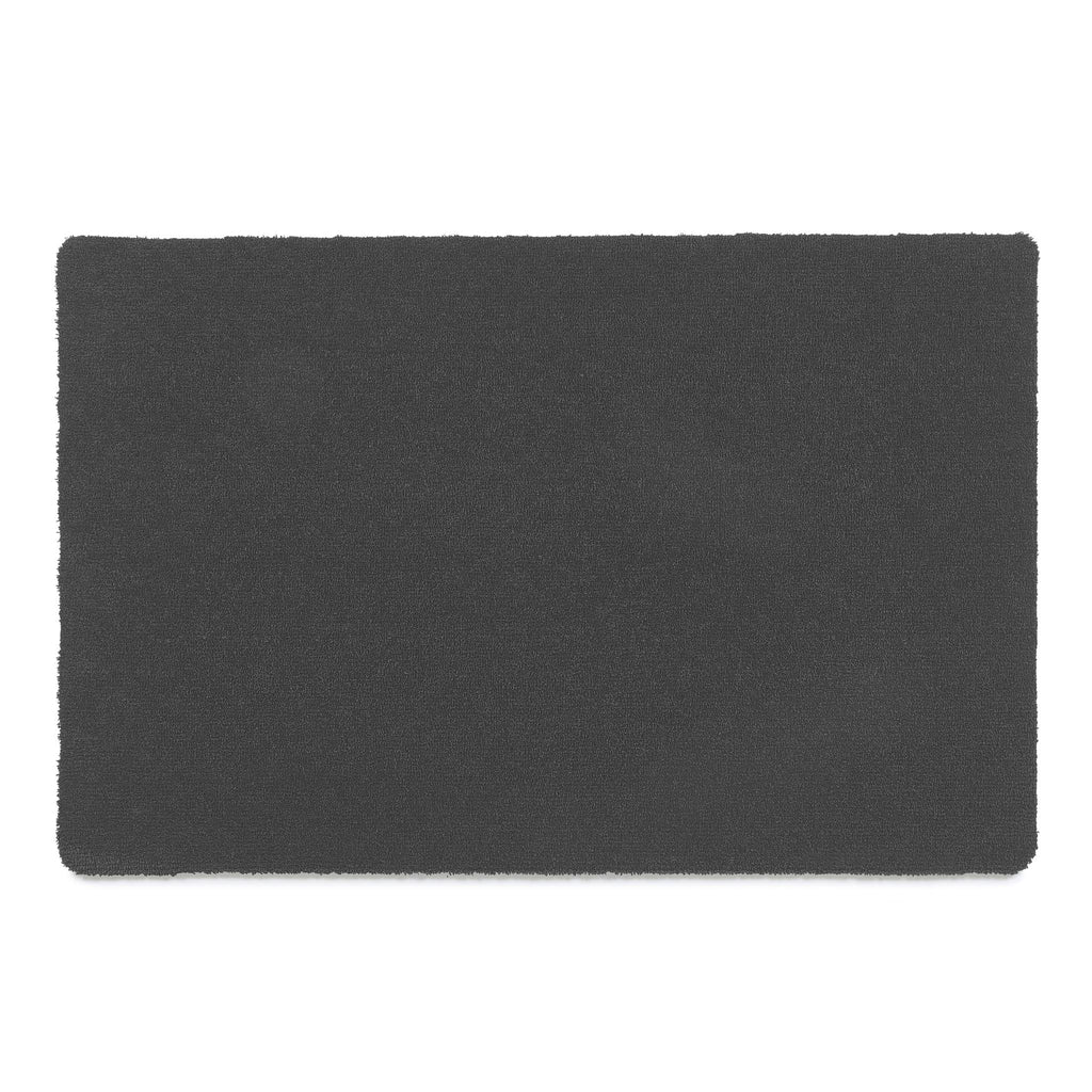 Sense Charcoal Bath Mat- a bath mat made from recycled materials in a solid dark grey.