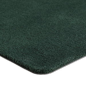 Sense Forest Green Bath Mat- a bath mat made from recycled materials in a solid dark green.