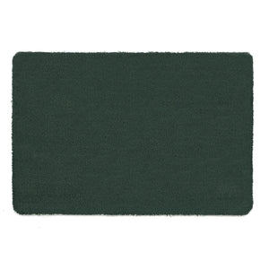Sense Forest Green Bath Mat- a bath mat made from recycled materials in a solid dark green.