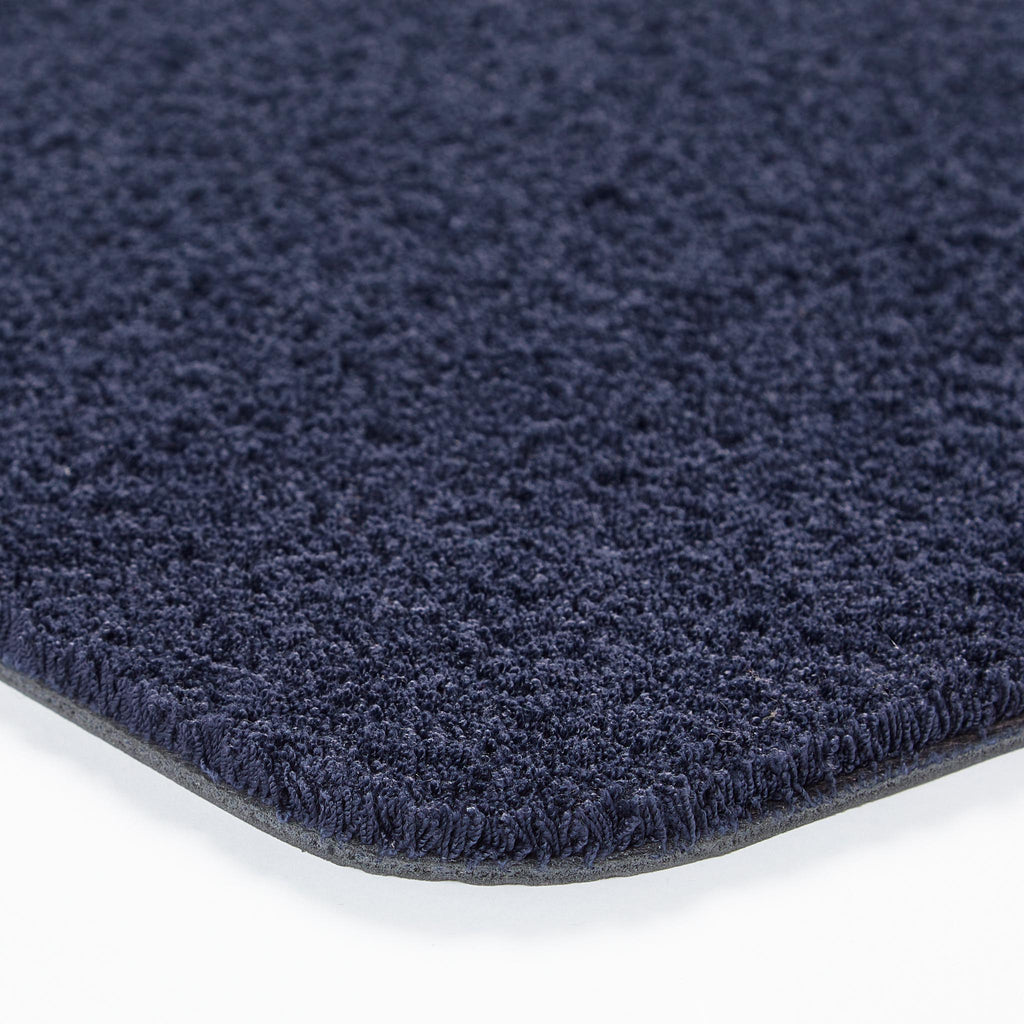 Sense French Navy Bath Mat- a bath mat made from recycled materials in a solid navy colour.