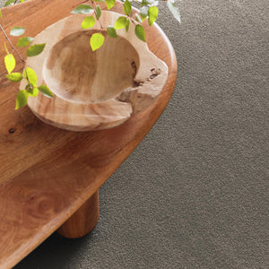 Sense Ghost Grey Washable Runner- a 100% recycled polyester runner in a solid light grey colour.