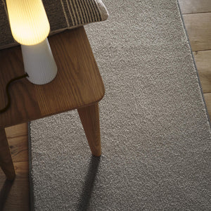 Sense Ghost Grey Rug Runner- a 100% recycled polyester rug runner in Grey.