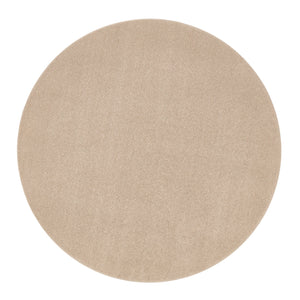 Sense washable rug in beige- a 100% recycled polyester rug.