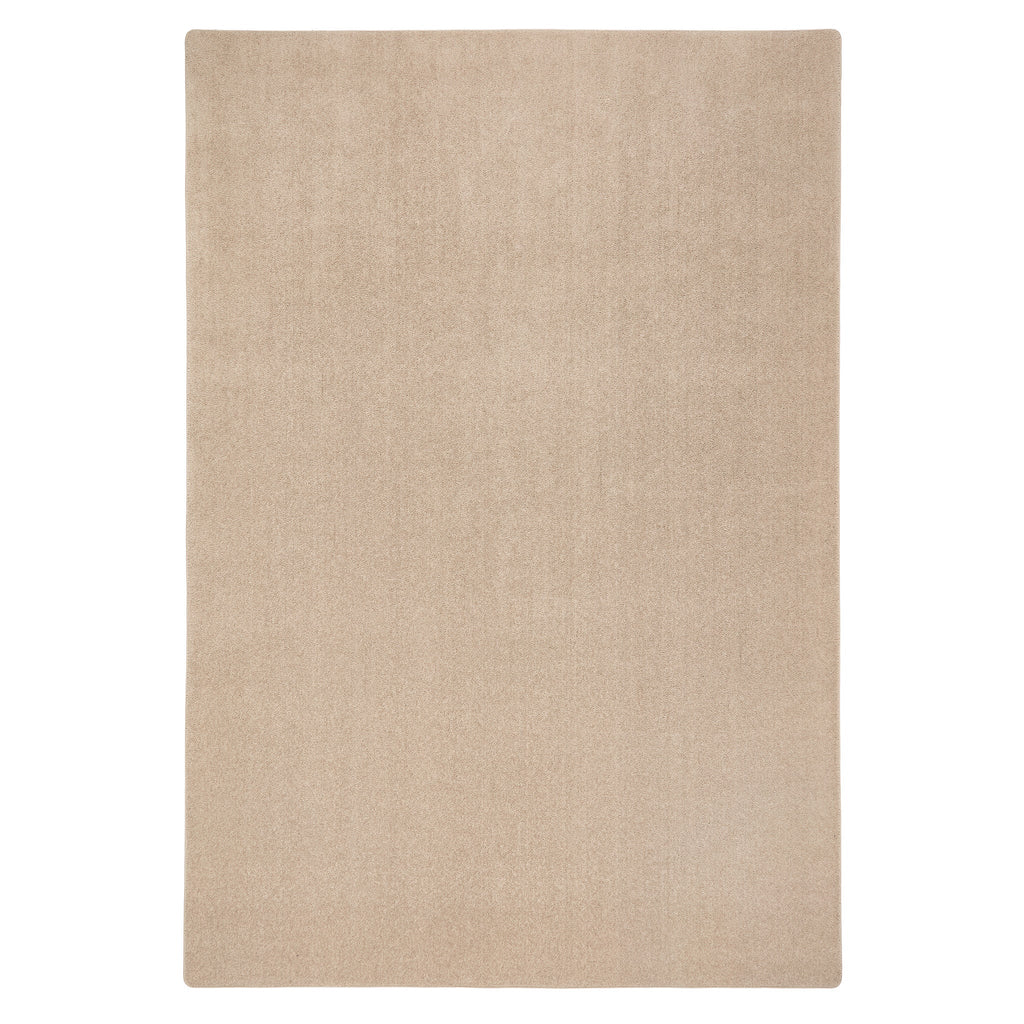 Sense washable rug in beige- a 100% recycled polyester rug.