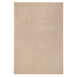 Sense washable rug in beige- a 100% recycled polyester rug.