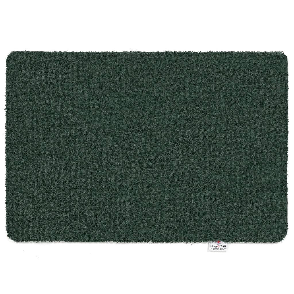 Sense - Forest Green Washable Doormat 1