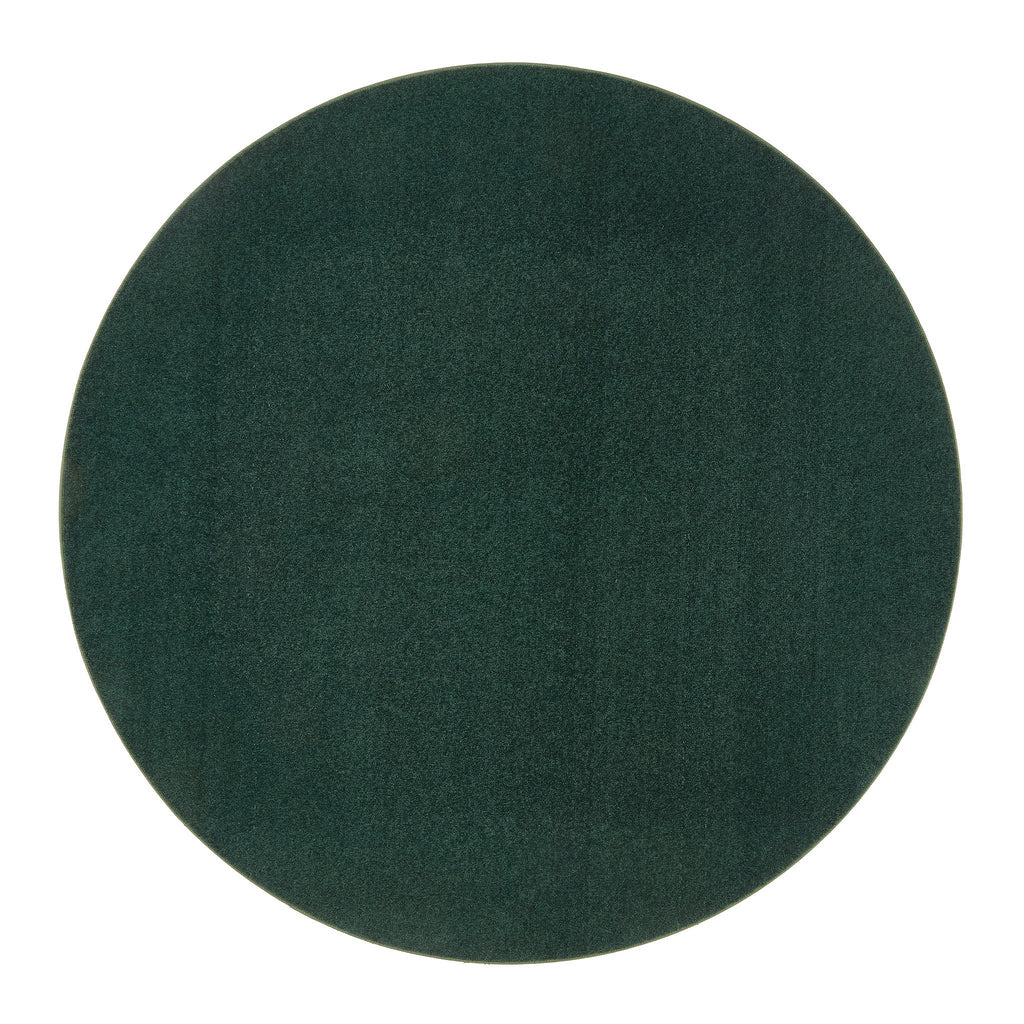 Sense Washable Rug in Forest Green- a 100% recycled polyester rug.