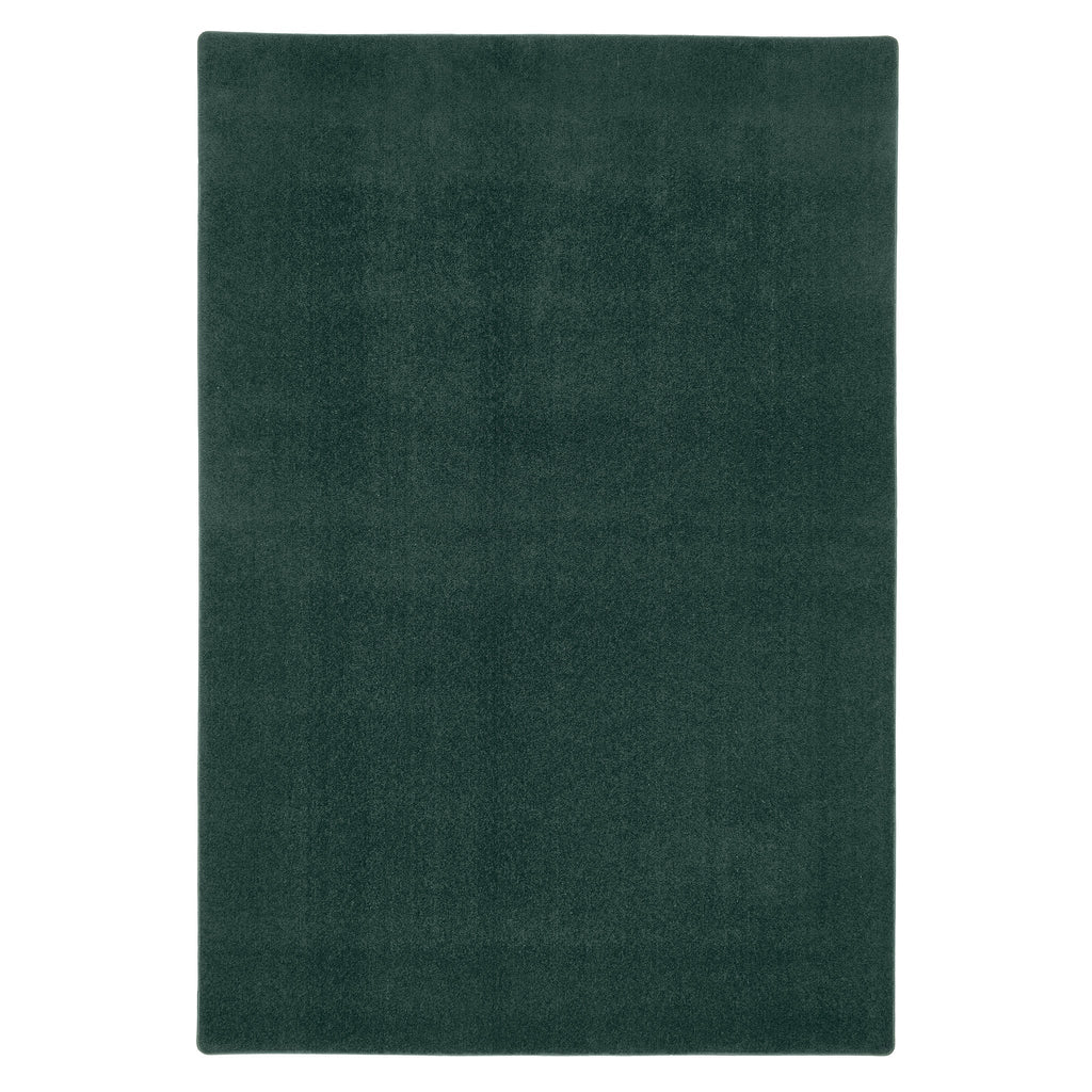 Sense Washable Rug in Forest Green- a 100% recycled polyester rug.