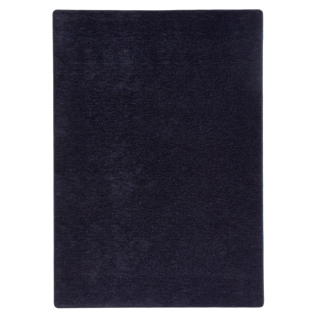 Sense Washable Rug in French Navy Blue- a 100% recycled polyester rug.