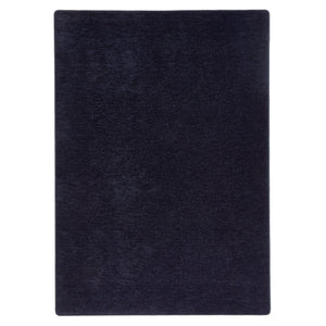 Sense Washable Rug in French Navy Blue- a 100% recycled polyester rug.
