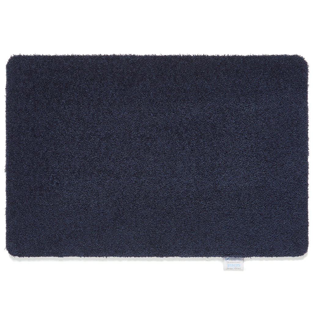 Sense - French Navy Washable Doormat 1