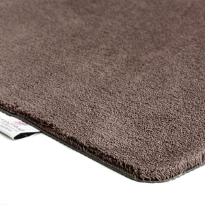 Sense Mink Washable Runner- 100% recycled polyester runner in a solid warm brown tone.