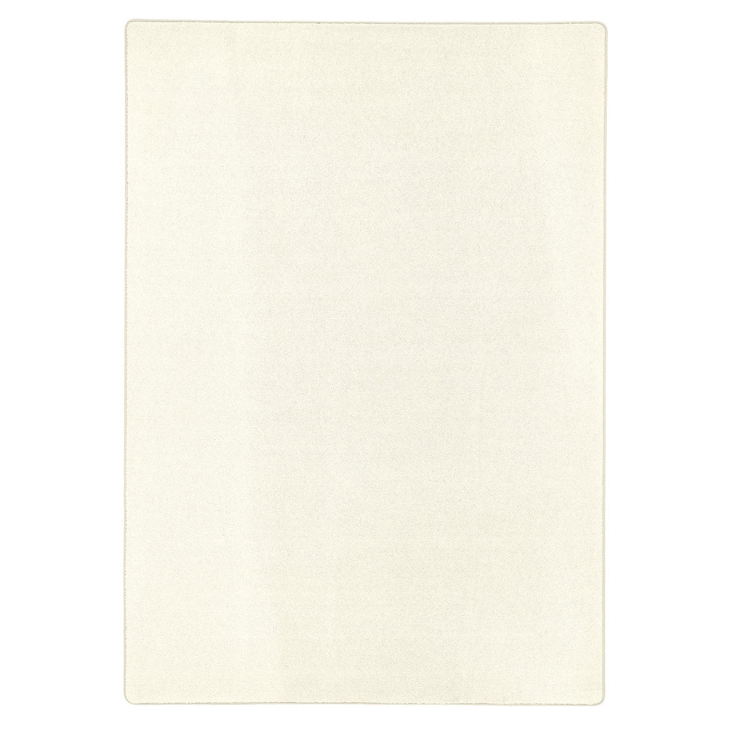 Sense Pumice Stone Washable Rug- a 100% recycled polyester rug in a solid cream colour.