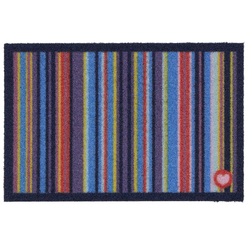 Stripe 85 Outdoor Doormat- 100% recycled nylon outdoor doormat featuring a striped design.