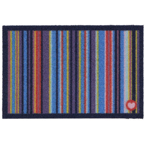 Stripe 85 Outdoor Doormat- 100% recycled nylon outdoor doormat featuring a striped design.