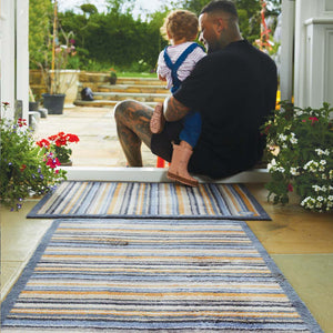 Stripe 86 Washable Doormat