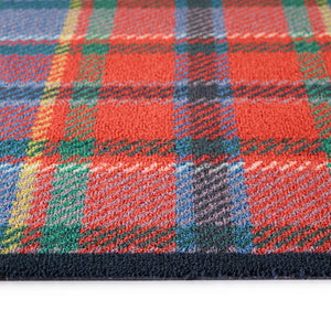 Tartan - Red/Blue Washable Doormat 4