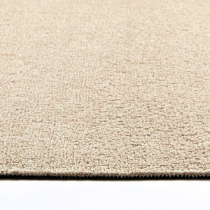 Plain Fleck Beige Washable Runner- a 100% recycled material runner in a solid beige colour.