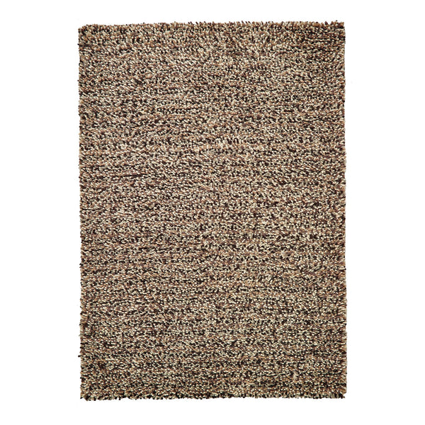 Rocks Shaggy Wool Rug Natural 1