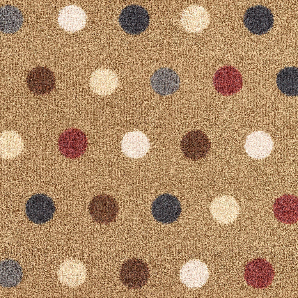 Spot 10 Light Brown Washable Doormat 3