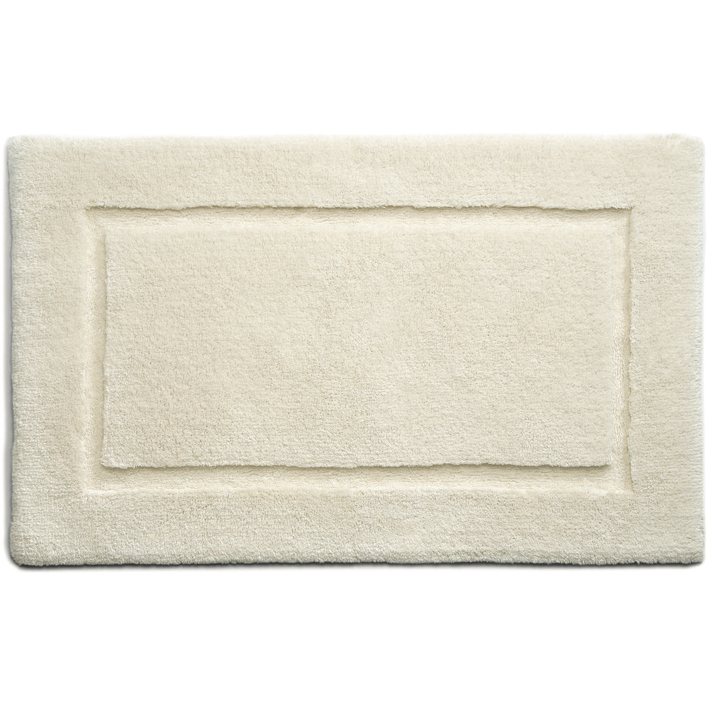 Bamboo Border Cream Bathmat 1