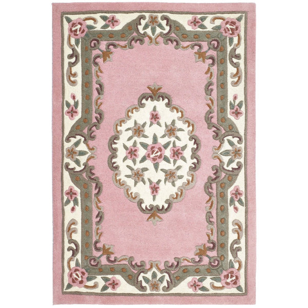Shensi Aubusson Rug in Pink 1
